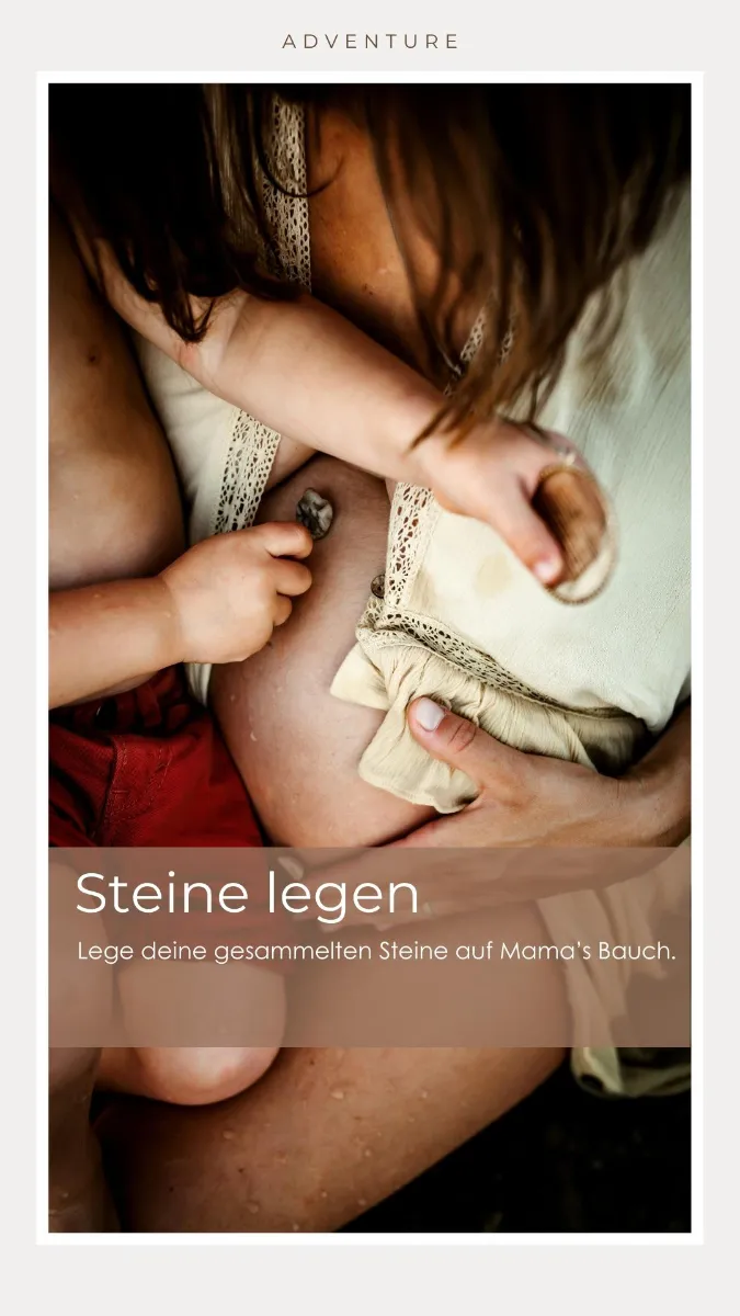 Posing-Cards-Maternity-Steine-legen