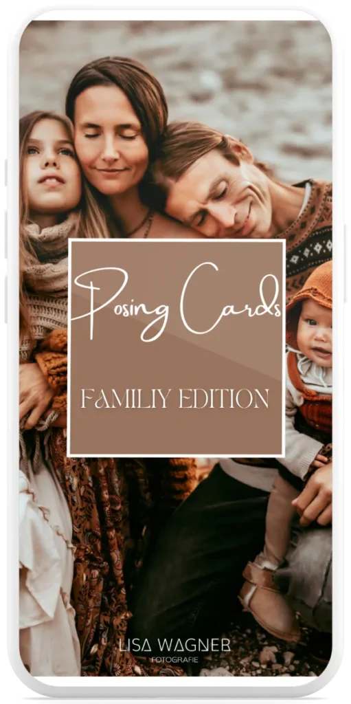 Smartphone-App-Familie-Posing-Cards